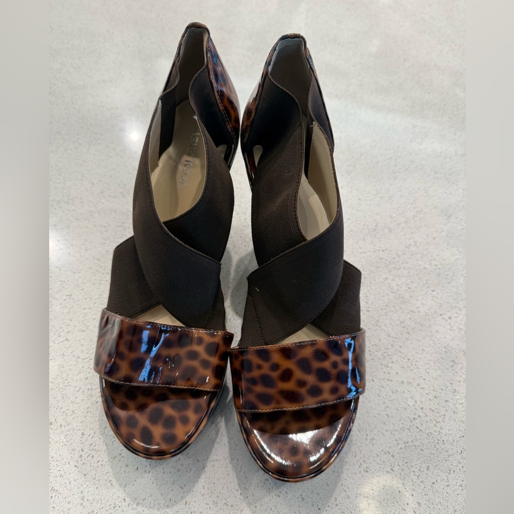Leopard Print and Black Heels